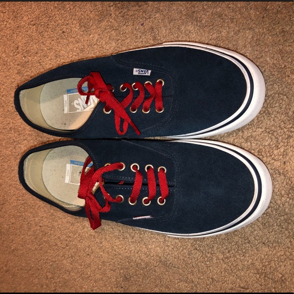 Vans Other - VAN NAVY SUEDE SHOES